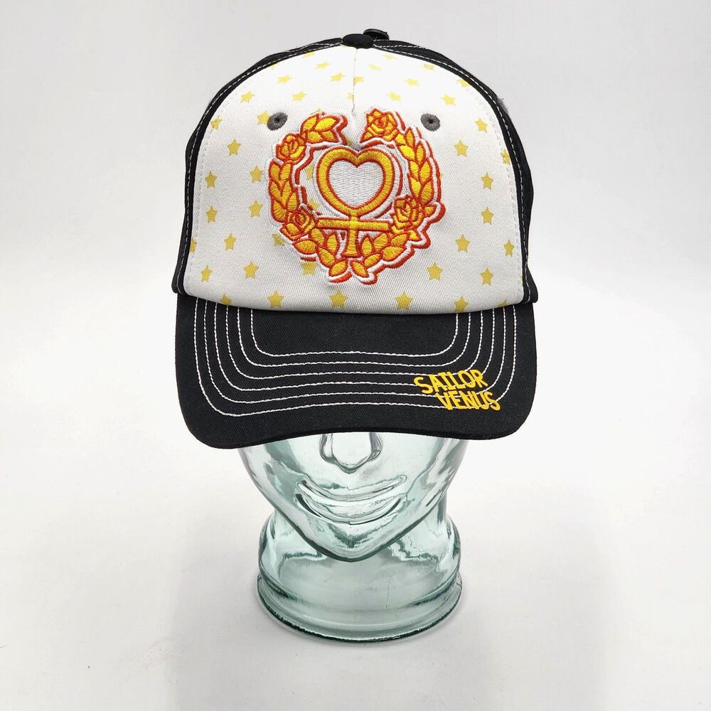 Sailor Moon Sailor Venus Hot Topic Embroidered Logo Adjustable Hat Cap NWT